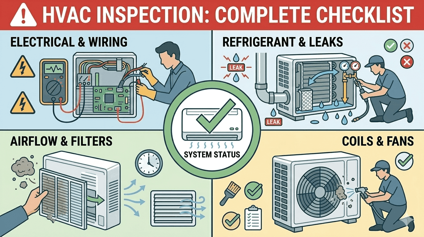 Step-by-Step HVAC Inspection Checklist to Follow