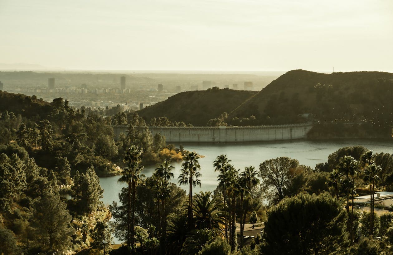 Silver Lake skyline