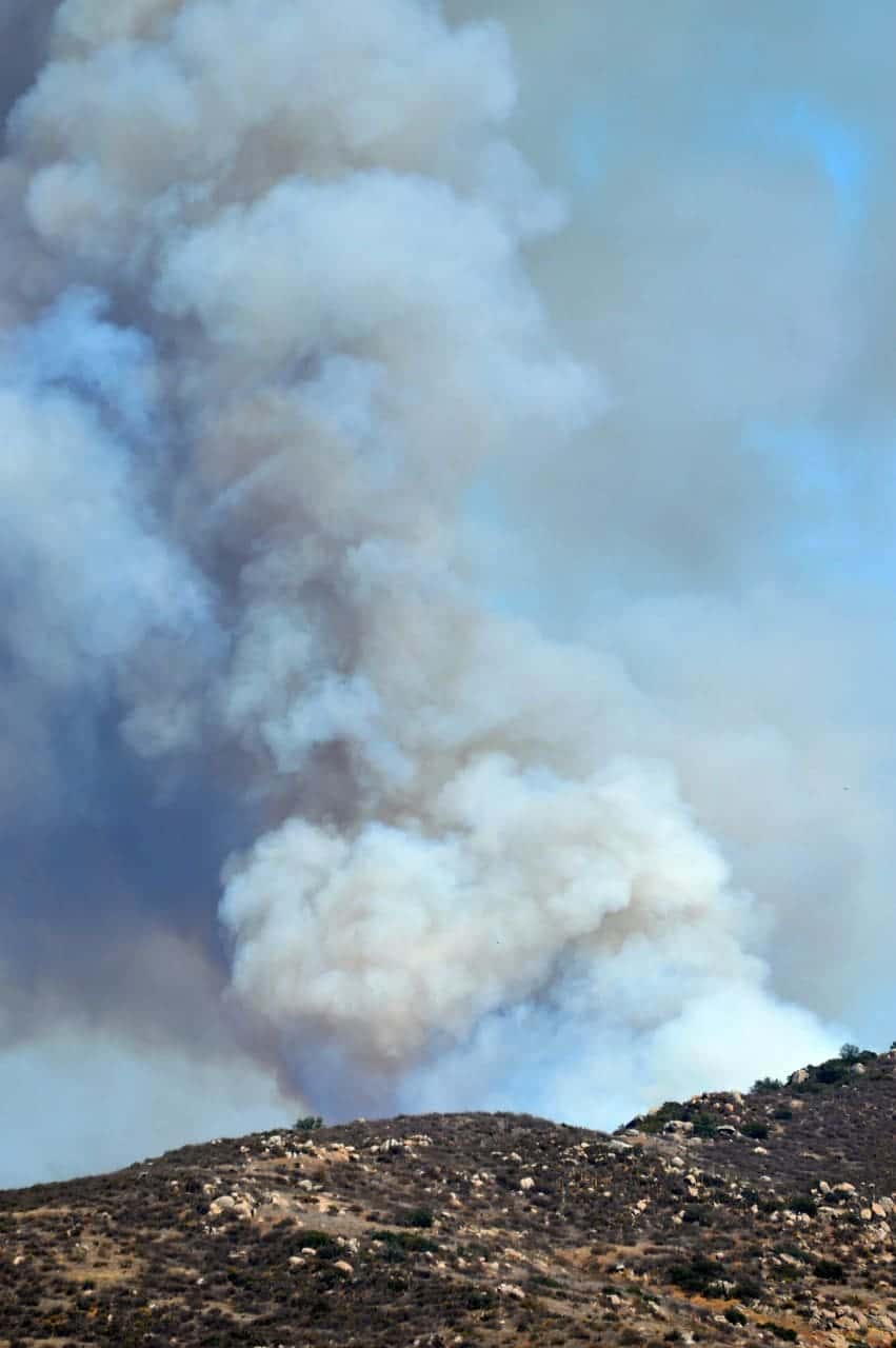 wildfire, smoke, heat