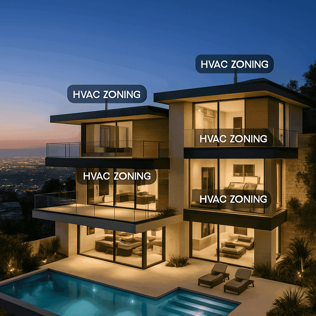 4 Reasons HVAC Zoning is Essential for Multi-Story Hollywood Hills Estates