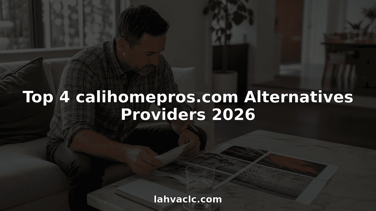 Top 4 calihomepros.com Alternatives Providers 2026