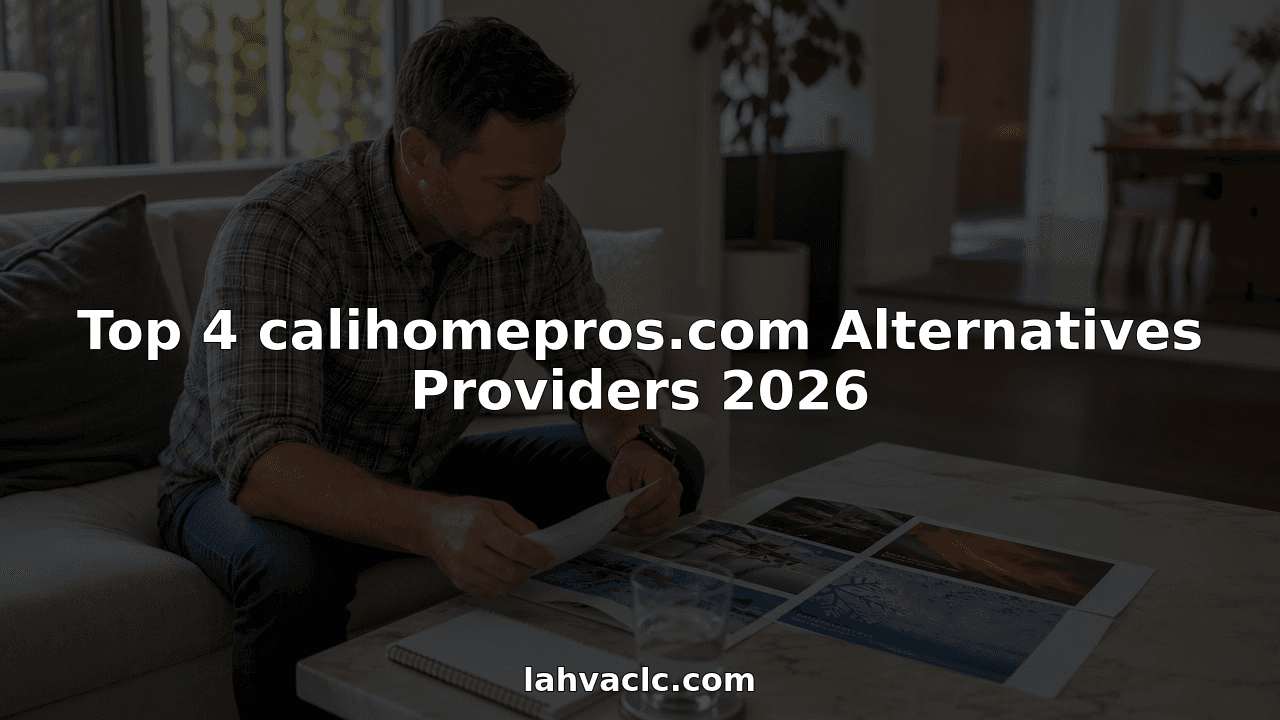 Top 4 calihomepros.com Alternatives Providers 2026