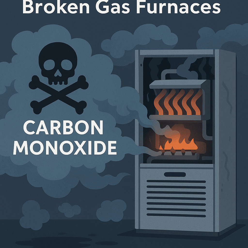 ¿Qué gases nocivos pueden provenir de hornos de gas averiados? Broken Gas Furnaces
