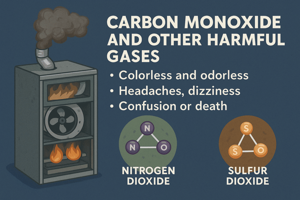 ¿Qué gases nocivos pueden provenir de hornos de gas averiados? LC Heating And Air Conditioning LC Heating And Air Conditioning Emergency Repair Hollywood What Harmful Gasses Can Come From Broken Gas Furnaces Broken gas furnaces can emit harmful gases, including carbon monoxide. This colorless, odorless gas is a silent threat that can be lethal at high levels. Broken Gas Furnace,Carbon Monoxide