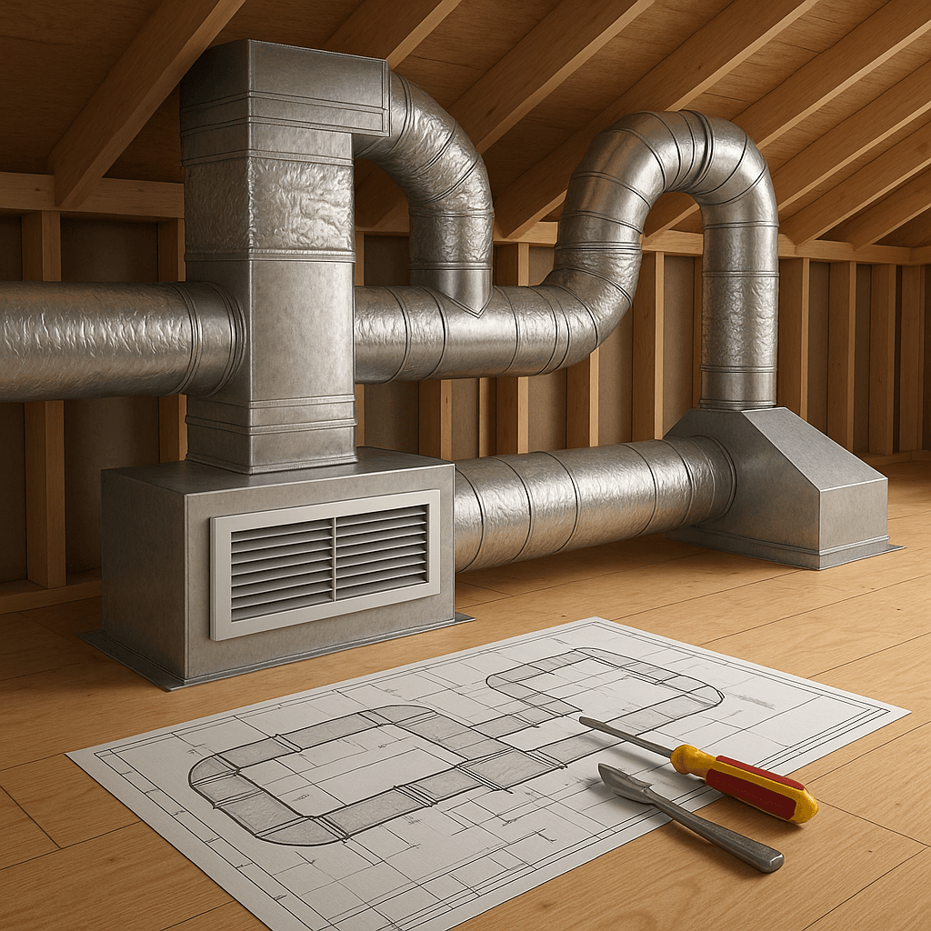 Consejos esenciales para un diseño eficaz de conductos 1 Ductwork Design