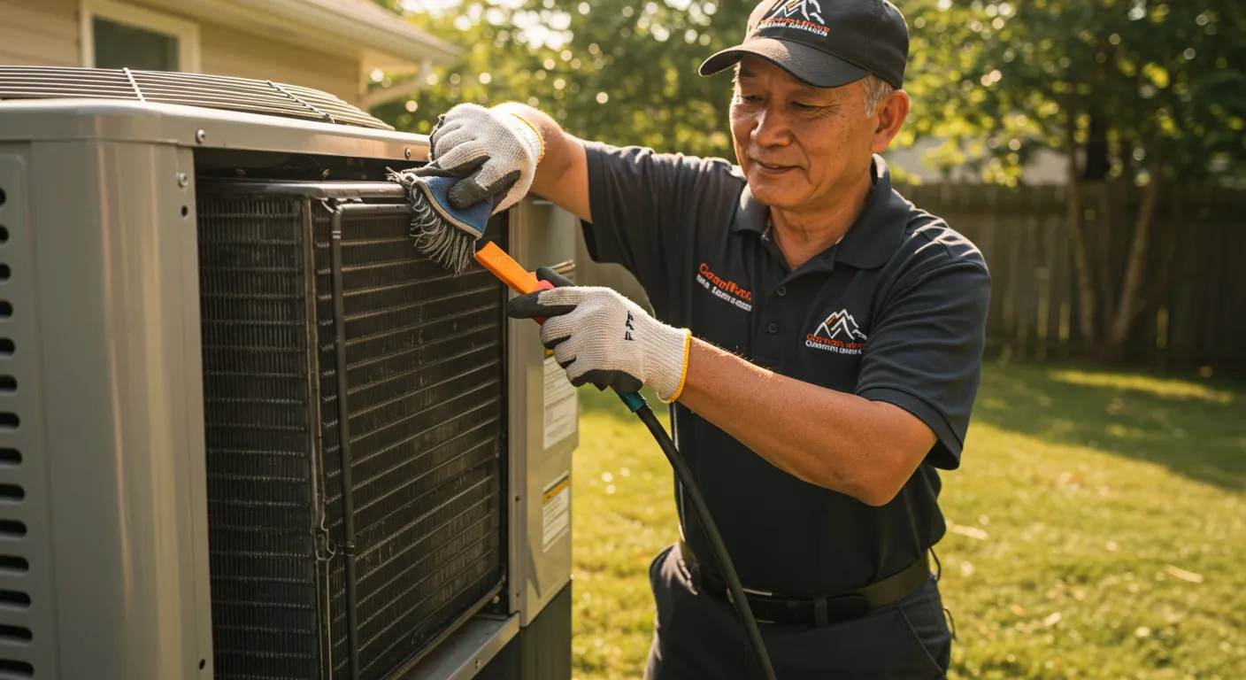Guía esencial para limpiadores de evaporadores de aire acondicionado 1 LC Heating And Air Conditioning LC Heating And Air Conditioning Emergency Repair Hollywood Essential Guide to Air Conditioner Evaporator Cleaners Keep your air conditioner running efficiently with expert tips on cleaning evaporator coils using natural solutions like vinegar or powerful commercial cleaners. At LC Heating and Air Conditioning in Los Angeles, we’re dedicated to helping you maintain a cool, comfortable home while lowering energy costs and improving indoor air quality. Air Conditioner Evaporator Cleaners,Air Conditioner,Evaporator Coils