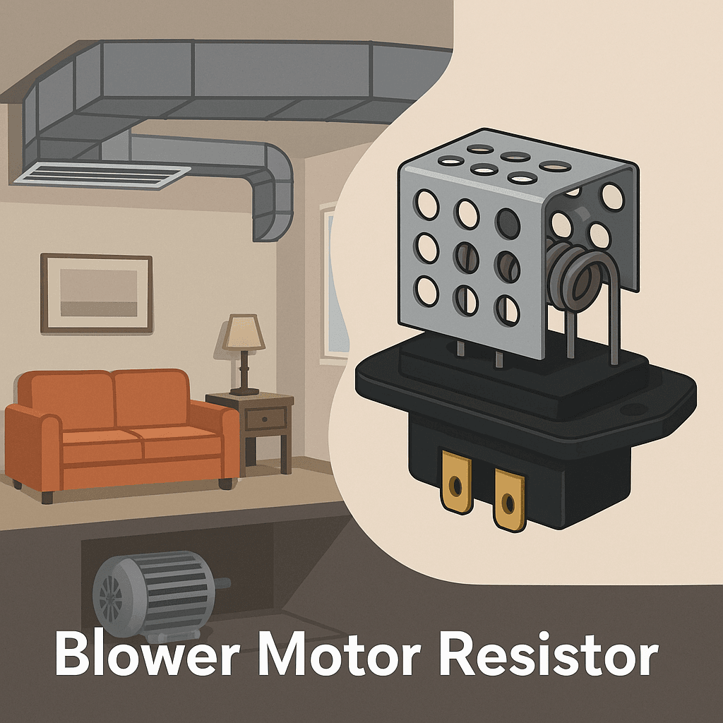 ¿Qué función cumple una resistencia del motor del ventilador? 1 Blower Motor Resistor