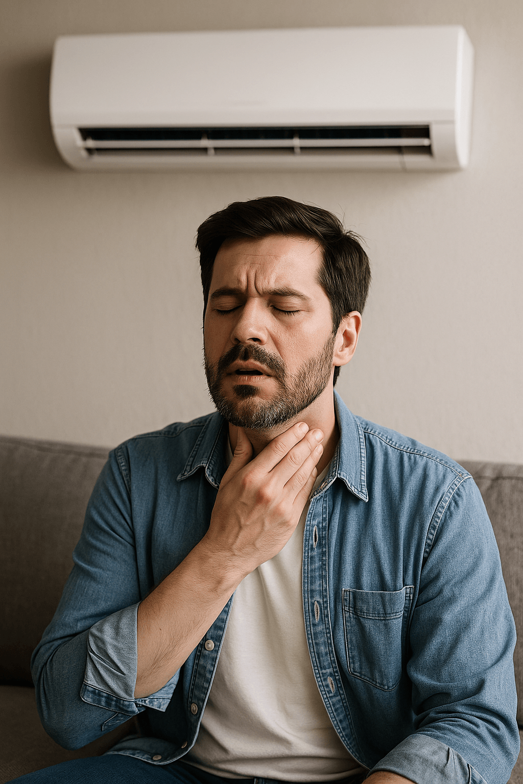 ¿Puede el aire seco causar dolor de garganta por el aire acondicionado? 1 Can Dry Air Cause Sore Throat From Air Conditioner?