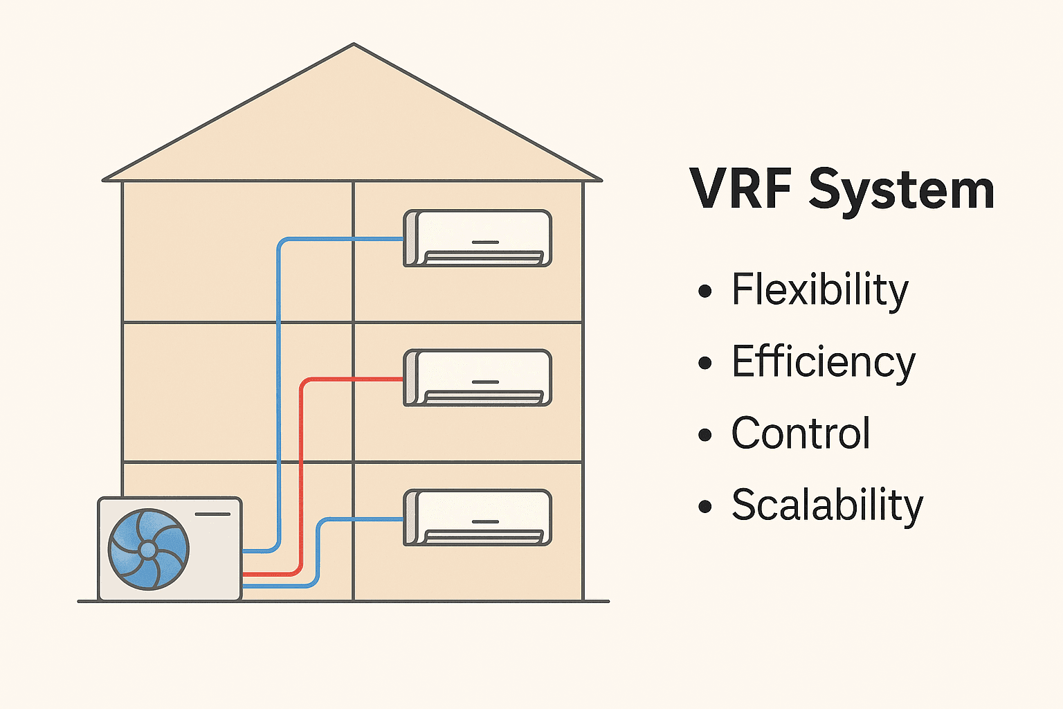 Understanding VRF Systems: Benefits and Applications 2 LC Heating And Air Conditioning LC Heating And Air Conditioning Emergency Repair Hollywood Understanding VRF Systems: Benefits and Applications In this guide, we'll answer all these questions and more. We'll delve into the nuts and bolts of VRF systems, explaining their components and operation. We'll also highlight the benefits of these systems and their various applications. Understanding VRF Systems: Benefits and Applications is key to making informed decisions about whether this technology is right for you. VRF Systems: Benefits and Applications,HVAC technology,HVAC,Temperature Control,Zoning,Zone Control