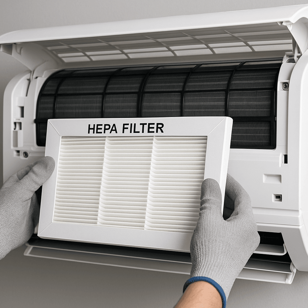 Beneficios de usar filtros HEPA en el aire acondicionado 1 Benefits of Using HEPA Filters in AC