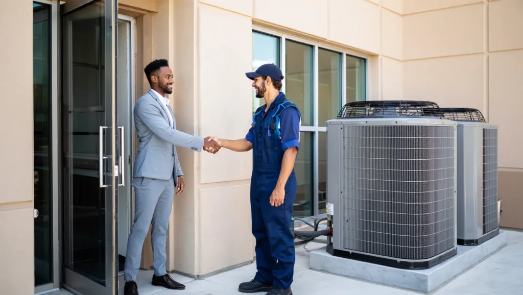 Consejos esenciales para la reparación del aire acondicionado empresarial en verano 2 LC Heating And Air Conditioning LC Heating And Air Conditioning Emergency Repair Hollywood Essential Tips for Business Air Conditioning Repair For Summer Discover essential tips for business air conditioning repair and maintenance to keep your system running efficiently all summer long. Learn how to spot warning signs, perform basic upkeep, and choose the right professional to ensure reliable, cost-effective cooling for your commercial space. Business Air Conditioning Repair,Air Conditioning