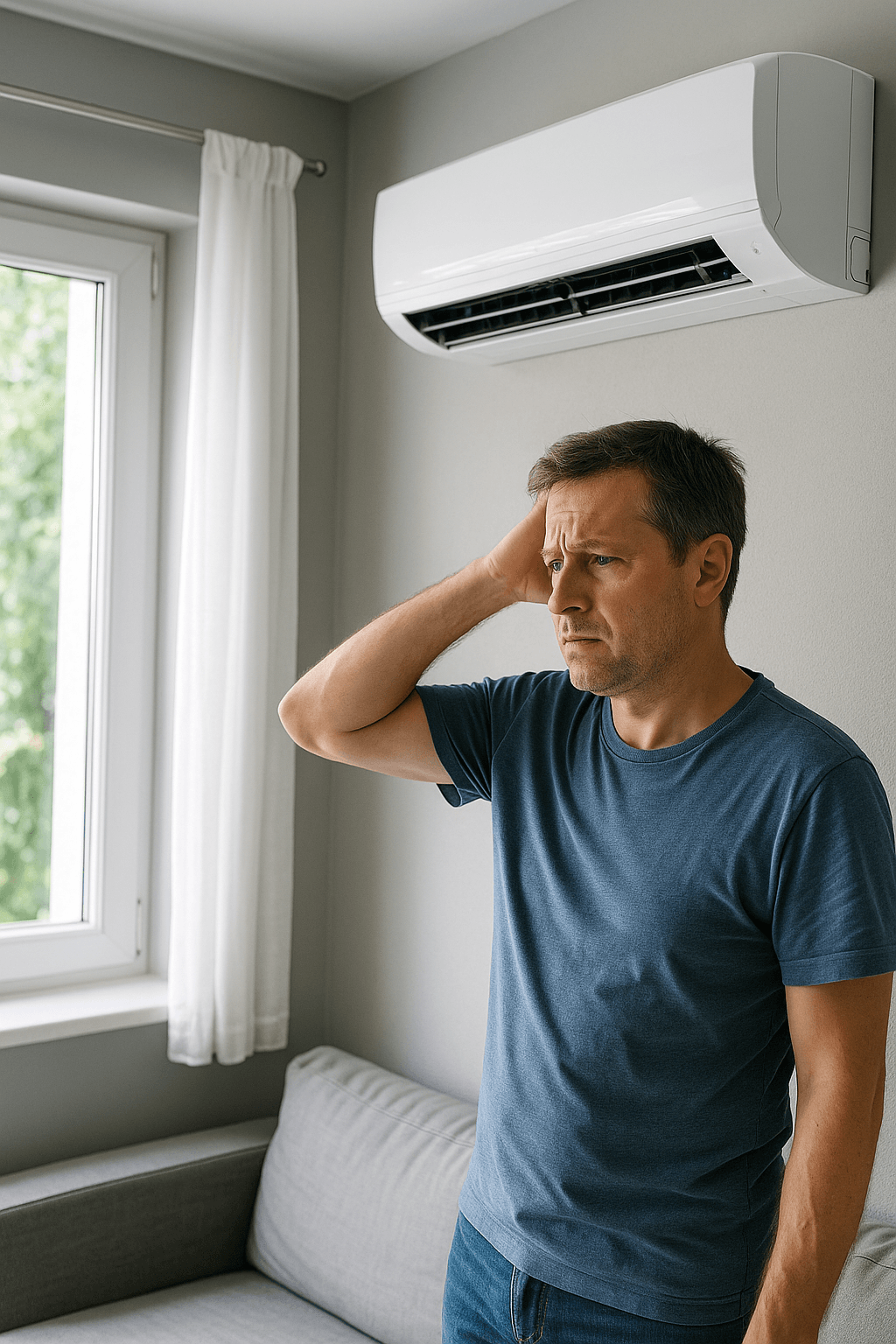 El aire acondicionado está funcionando pero no enfría la casa 1 AC Running But Not Cooling House