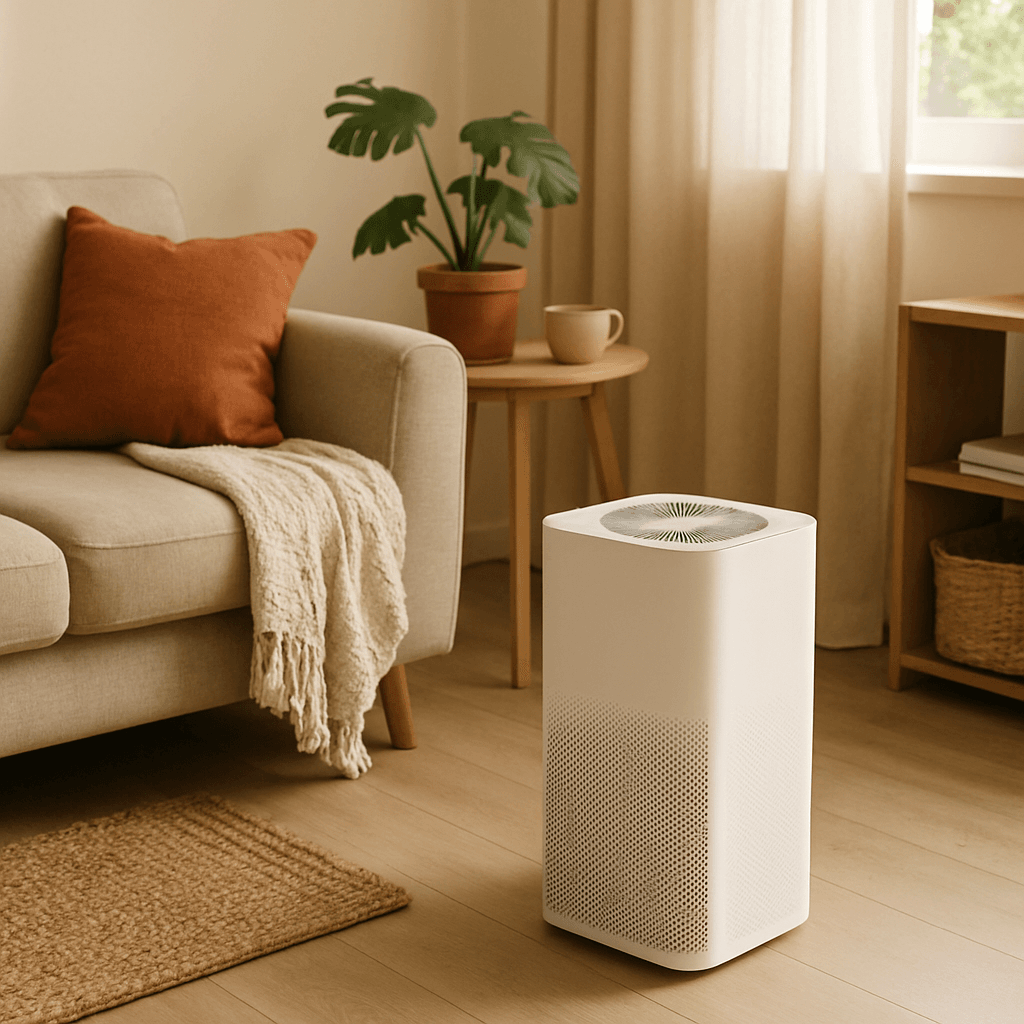 Air Purifiers: Myths and Facts Explained For Your Hollywood Home 2 Air purifier in a cozy room