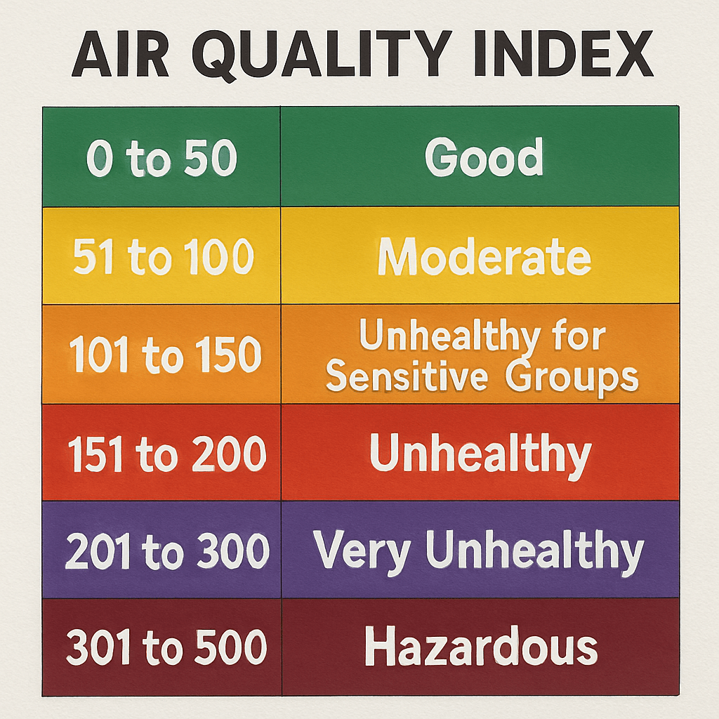 How AQI Affects Health in Los Angeles 10 Air Quality Index Chart
