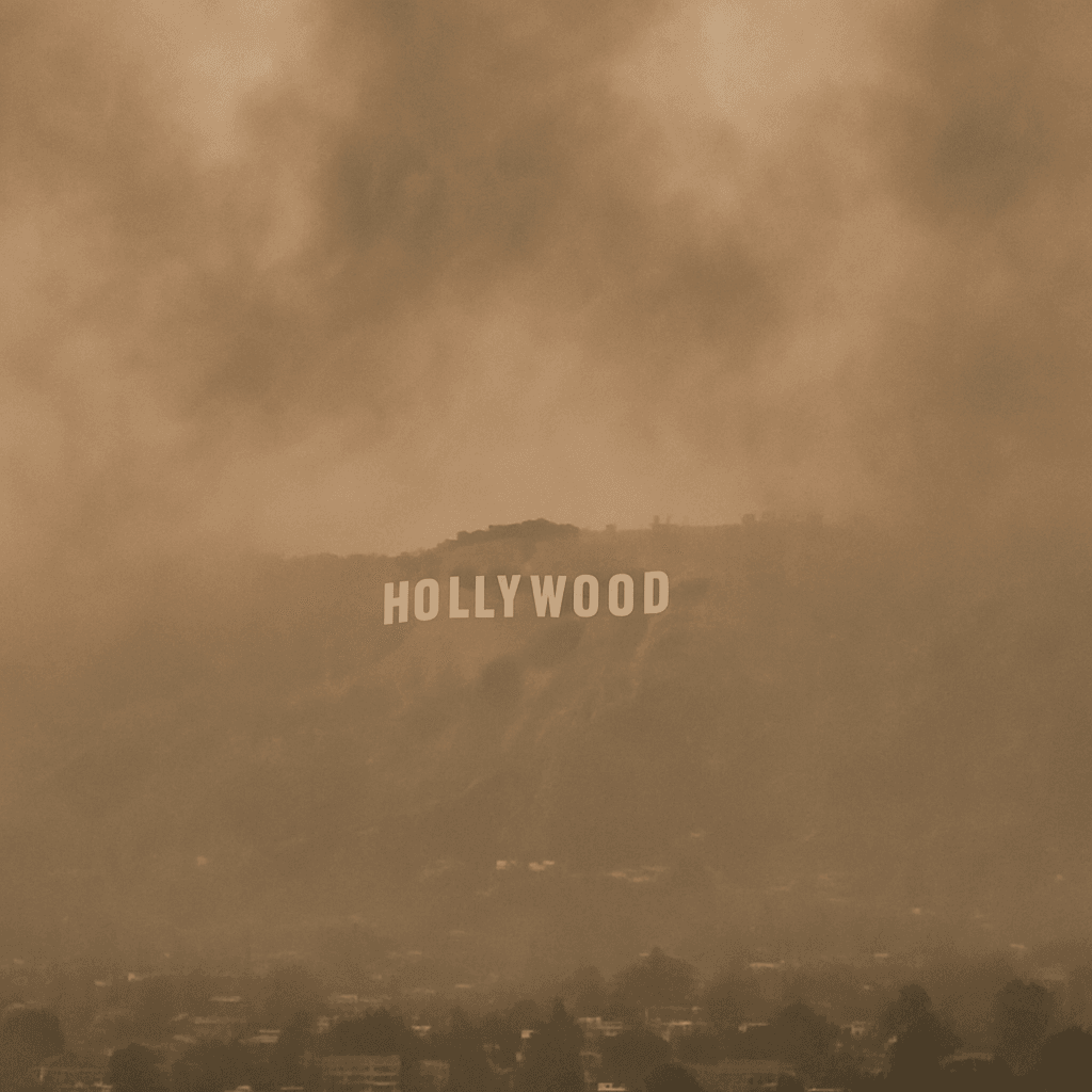 How Air Purifiers Improve Indoor Air Quality In Hollywood 2 Image of Hollywood with air pollution visualized