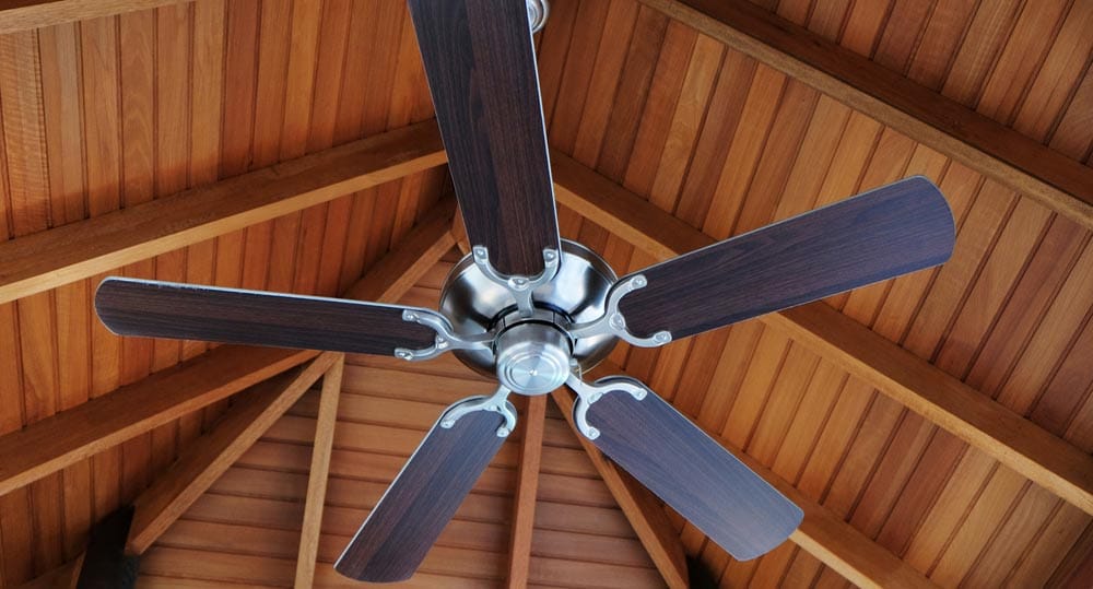 Use a ceiling fan