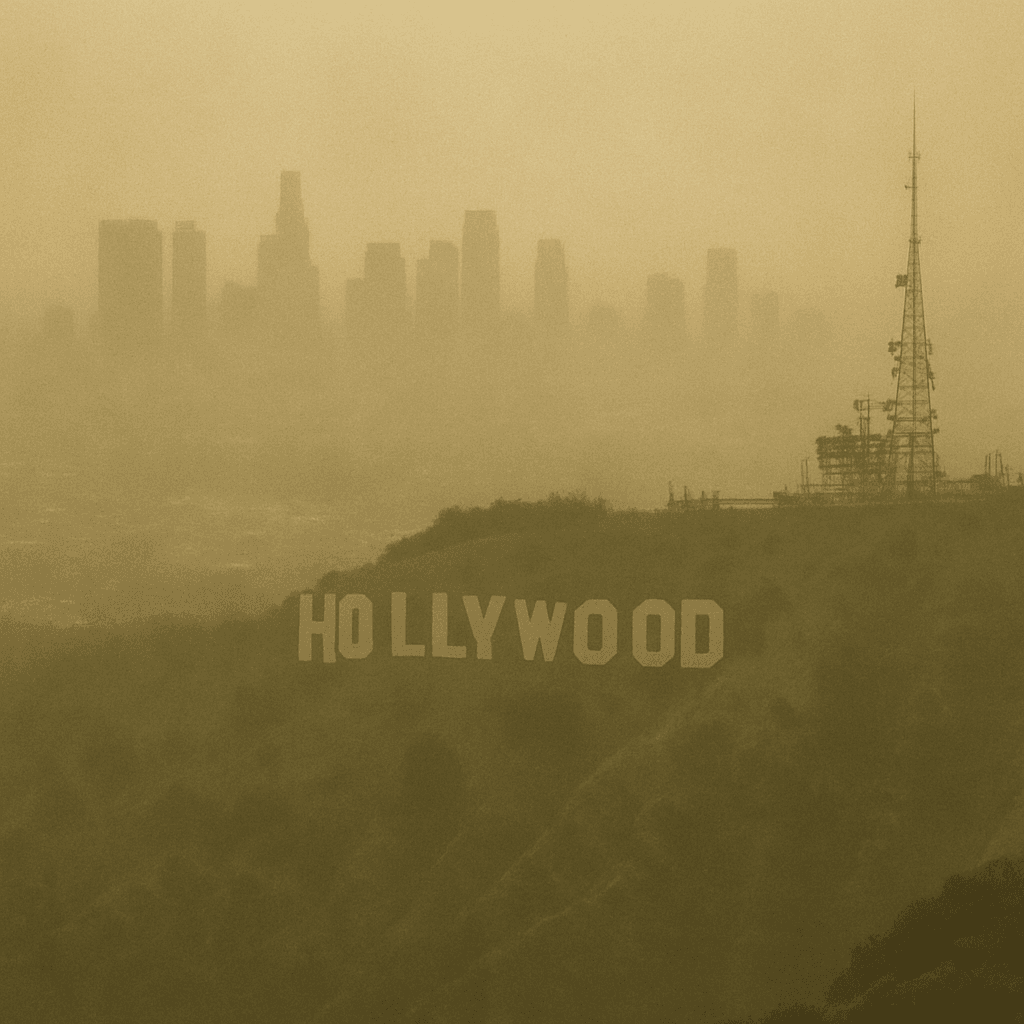 Air Purifiers: Myths and Facts Explained For Your Hollywood Home 1 Hollywood cityscape with smog