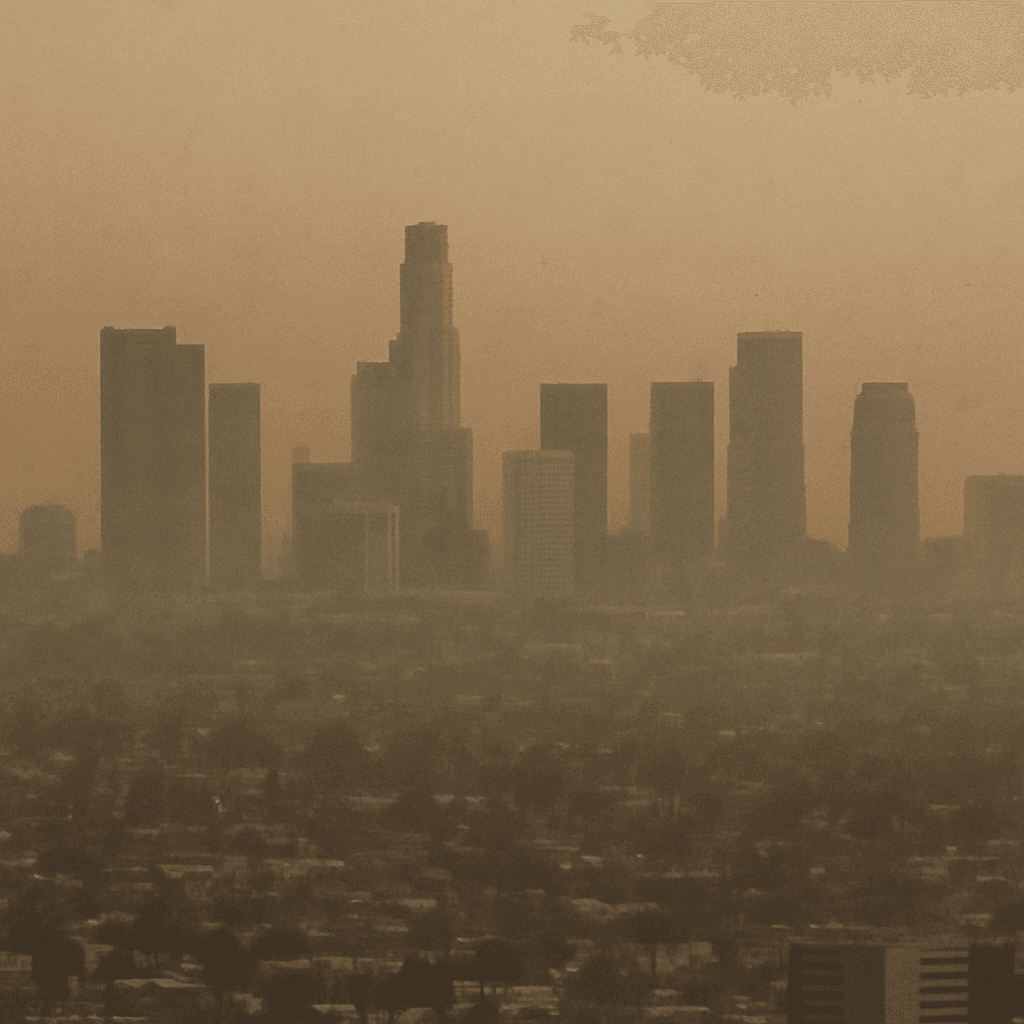 How Air Purifier Filters Improve Air Quality 16 Los Angeles Skyline with Smog