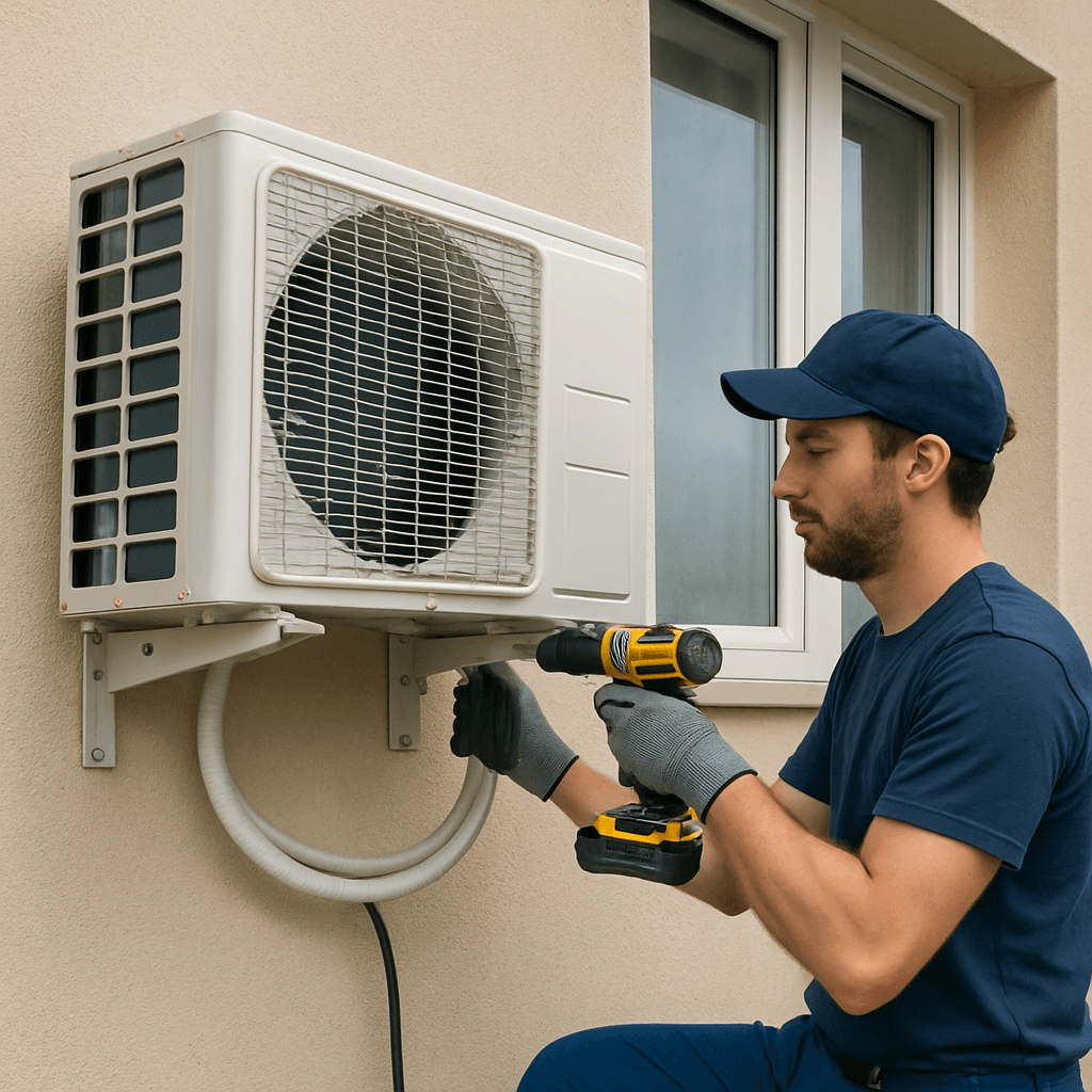 Understanding the Costs of AC Replacement 1 AC unit installation