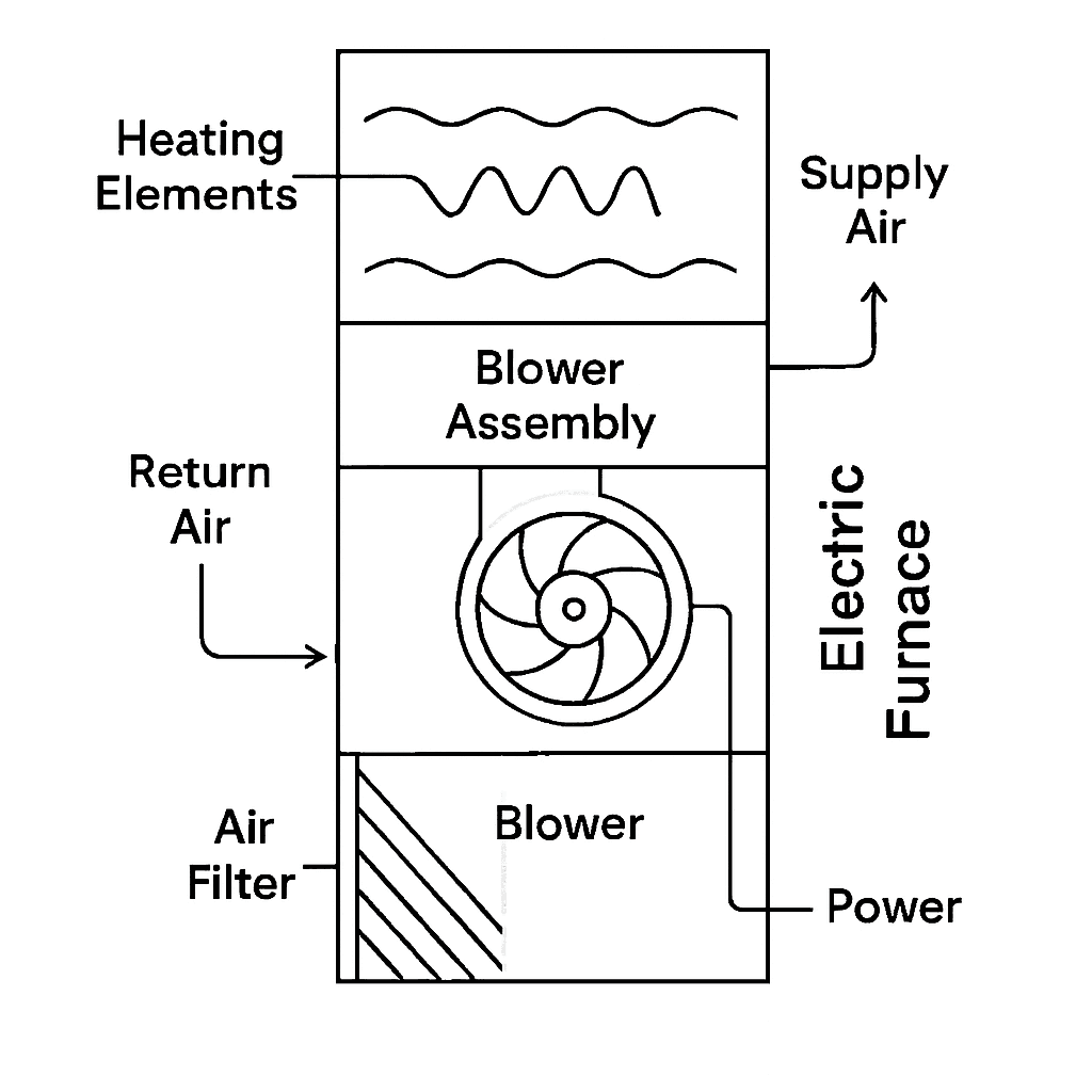 Top Electric Furnace Models for Los Angeles Winter 2025/2026 1 Electric furnace diagram