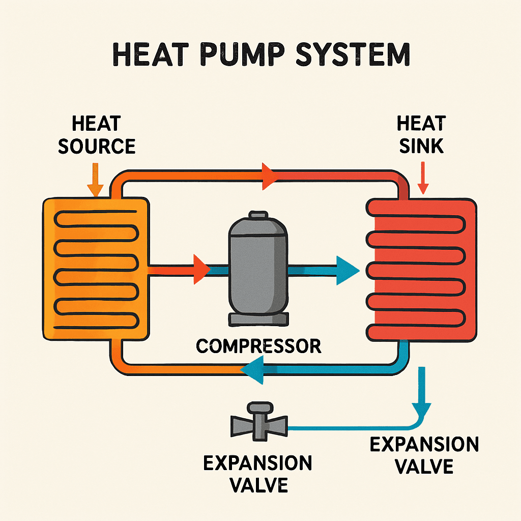 How Heat Pumps Work: A Comprehensive Guide 1 Diagram of How Heat Pumps Work