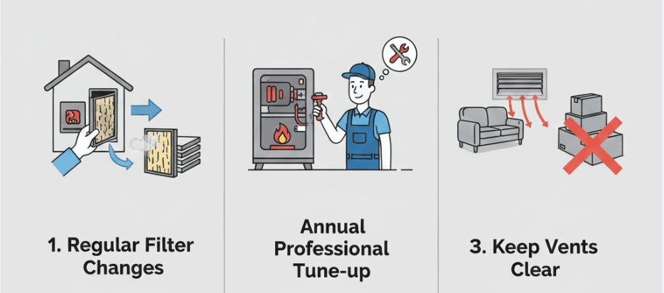 Guía paso a paso para el cuidado del horno (2026-7) LC Heating And Air Conditioning LC Heating And Air Conditioning Emergency Repair Hollywood Step-by-Step DIY Guide to Furnace Care 2026 As a trusted provider of HVAC services in Hollywood, I understand that maintaining your furnace might not be at the top of your to-do list. However, regular care is crucial to ensure your system runs efficiently, especially during those chilly nights. This DIY Guide to Furnace Care will walk you through essential furnace maintenance steps. Whether you're a busy parent, a small business owner, or working from home, these steps will help you avoid unexpected breakdowns and keep your home comfortable year-round. Comparison of Single and Two Stage Furnaces,single-stage furnace,Two-stage furnace,Two Stage Furnaces,Two-stage furnaces,Single-Stage Furnaces,Furnaces
