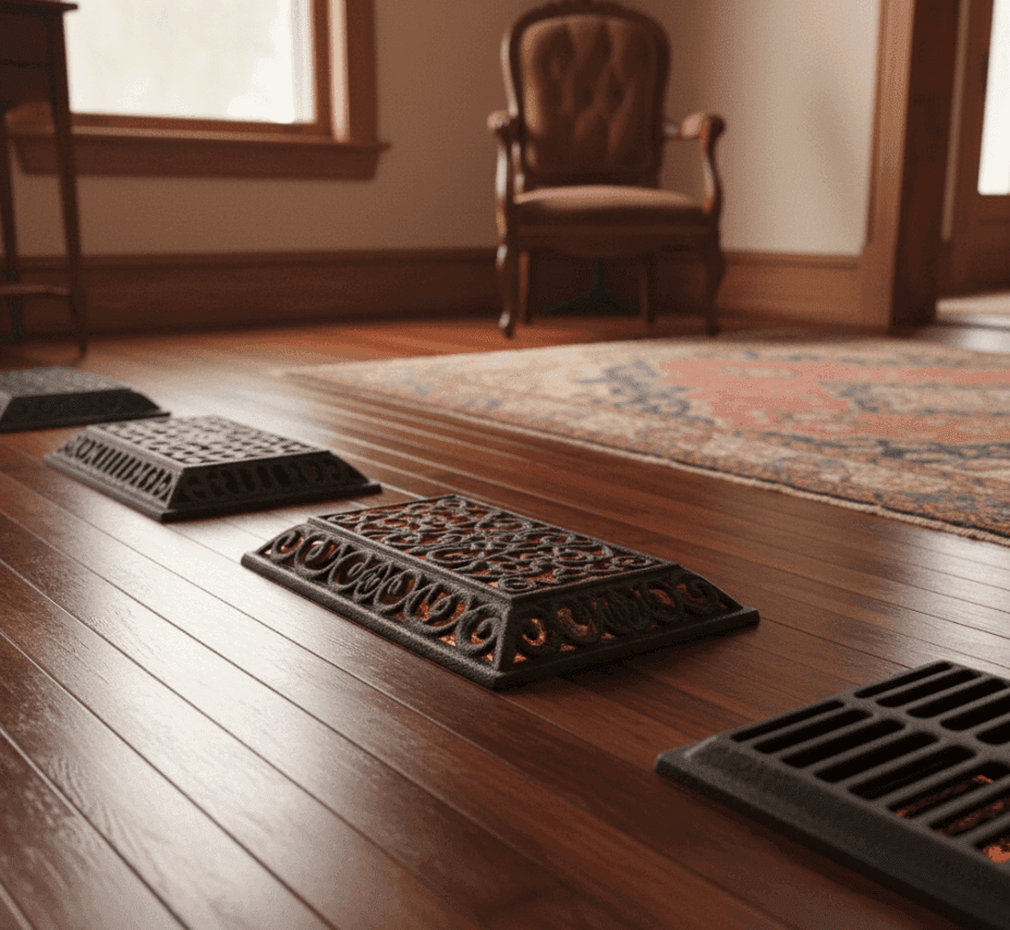 5 Deadly Risks of Antique Floor Furnaces in Hollywood Apartments 2 Antique floor furnaces