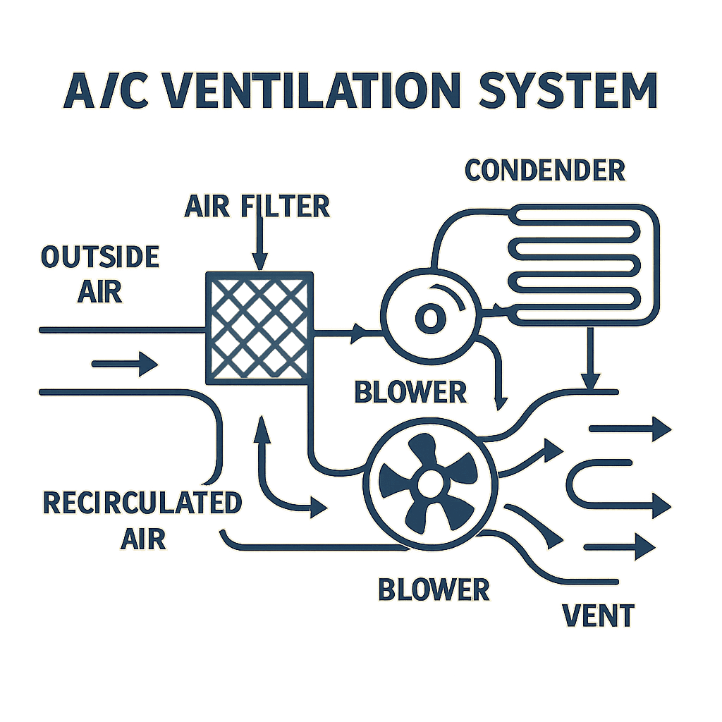 Benefits of Proper AC Ventilation 2 AC ventilation system