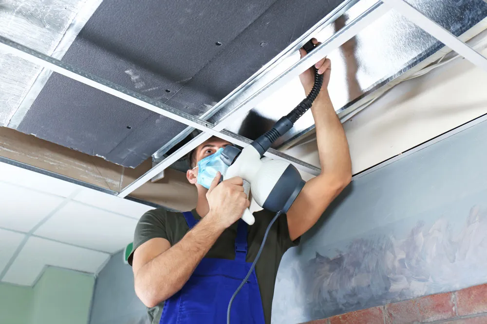 Cleaning air ducts smoke damage